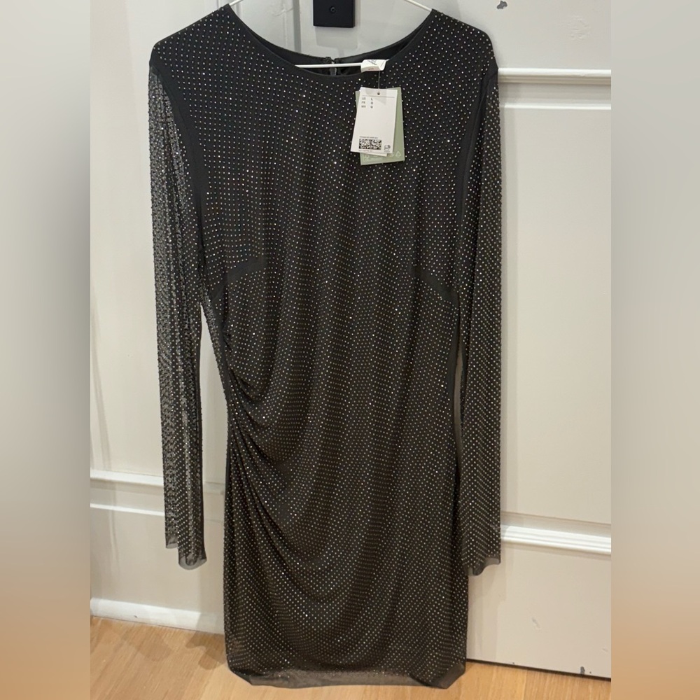 RHINESTONE-EMBELLISHED DRESS